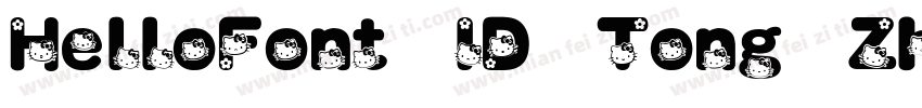 HelloFont ID Tong Zh字体转换
